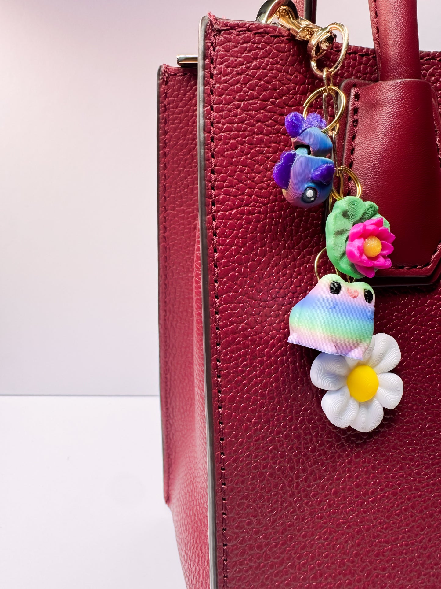 Daisy Flower Charm/ Zipper Pull