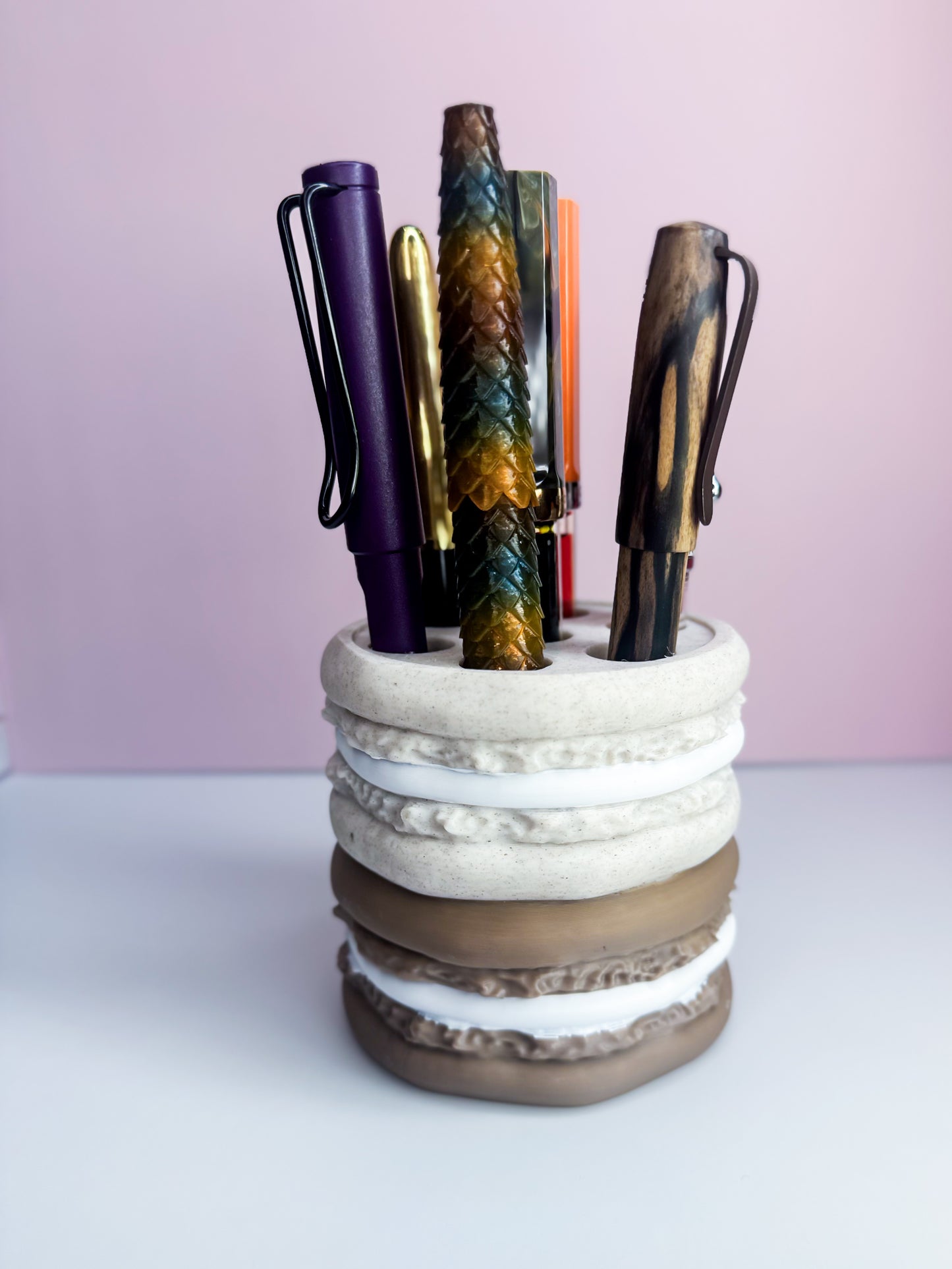 Macaron Pen Holder