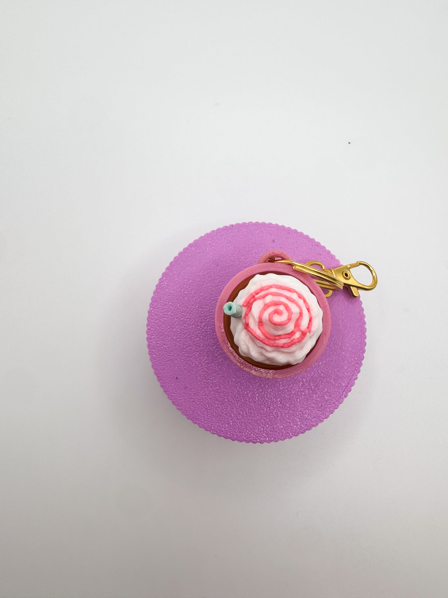 Rainbow Frappe Clicker Keychain