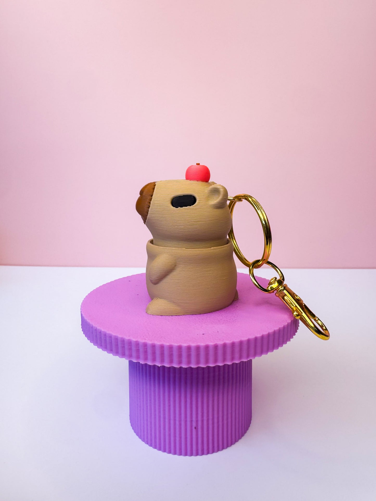 Capybara Clicker Keychain