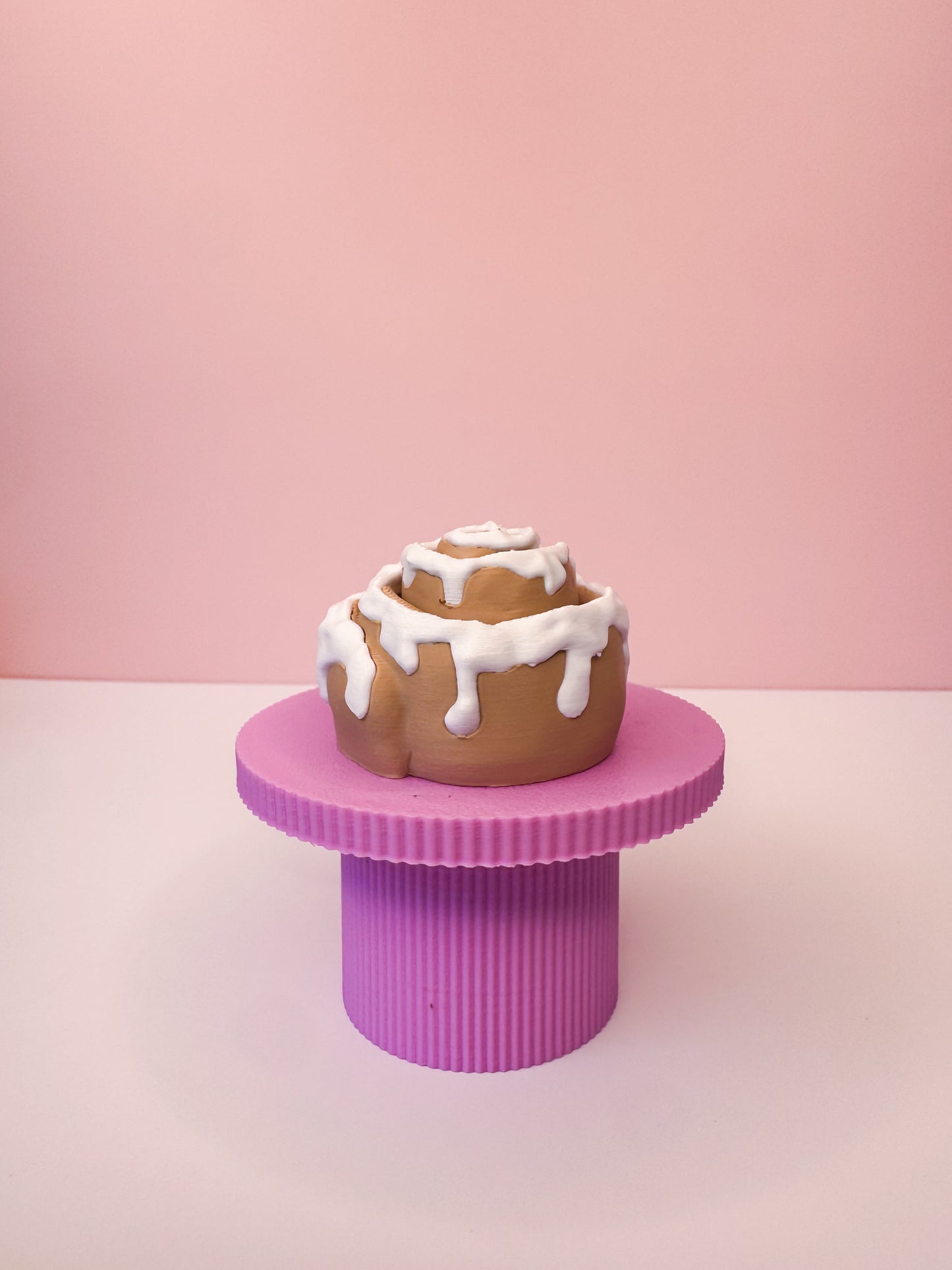 Cinnamon Roll Clicker Keychain