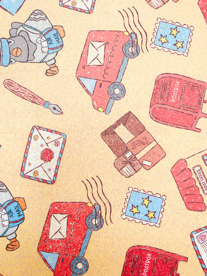 Mini Clipboard- Airmail Pigeon Edition