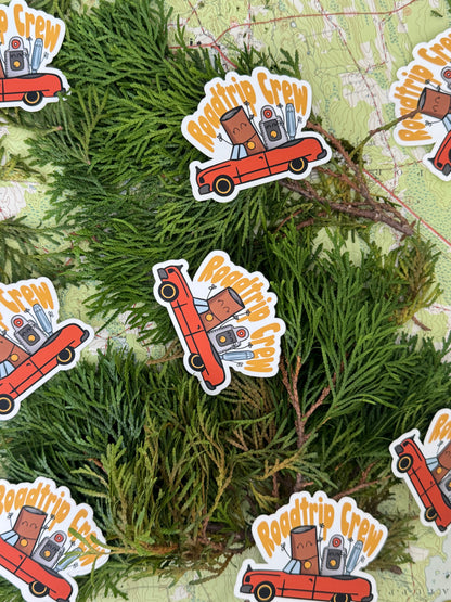 PREORDER: Sticker- Roadtrip Crew- Shipping Begins October 20th