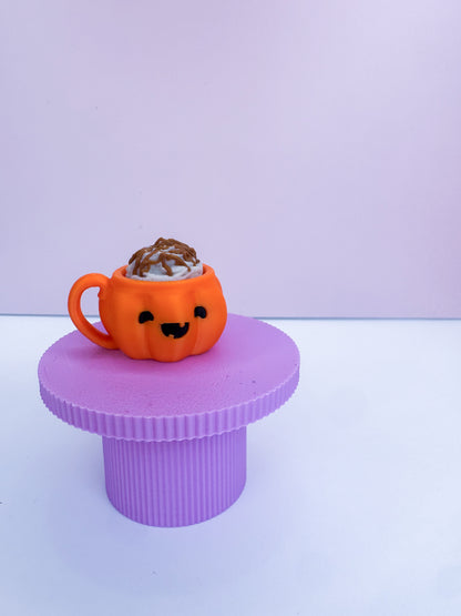 Pumpkin Spice Latte Clicker Keychain