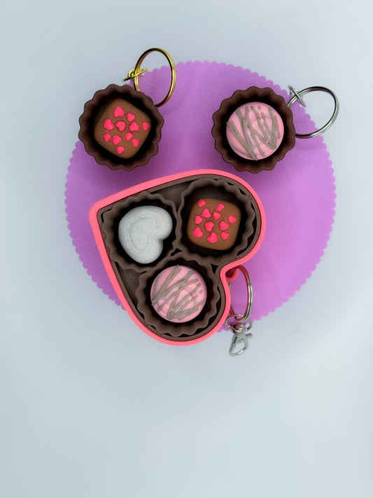 Chocolate Box Multi-Clicker Keychain