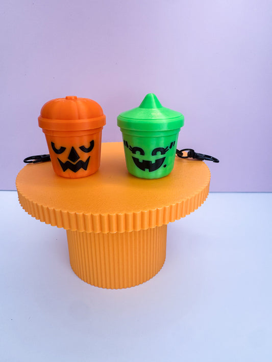 Halloween Bucket Clicker Keychain