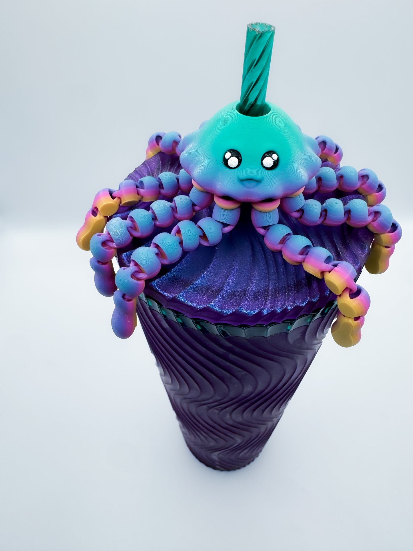 Jellyfish Straw Topper