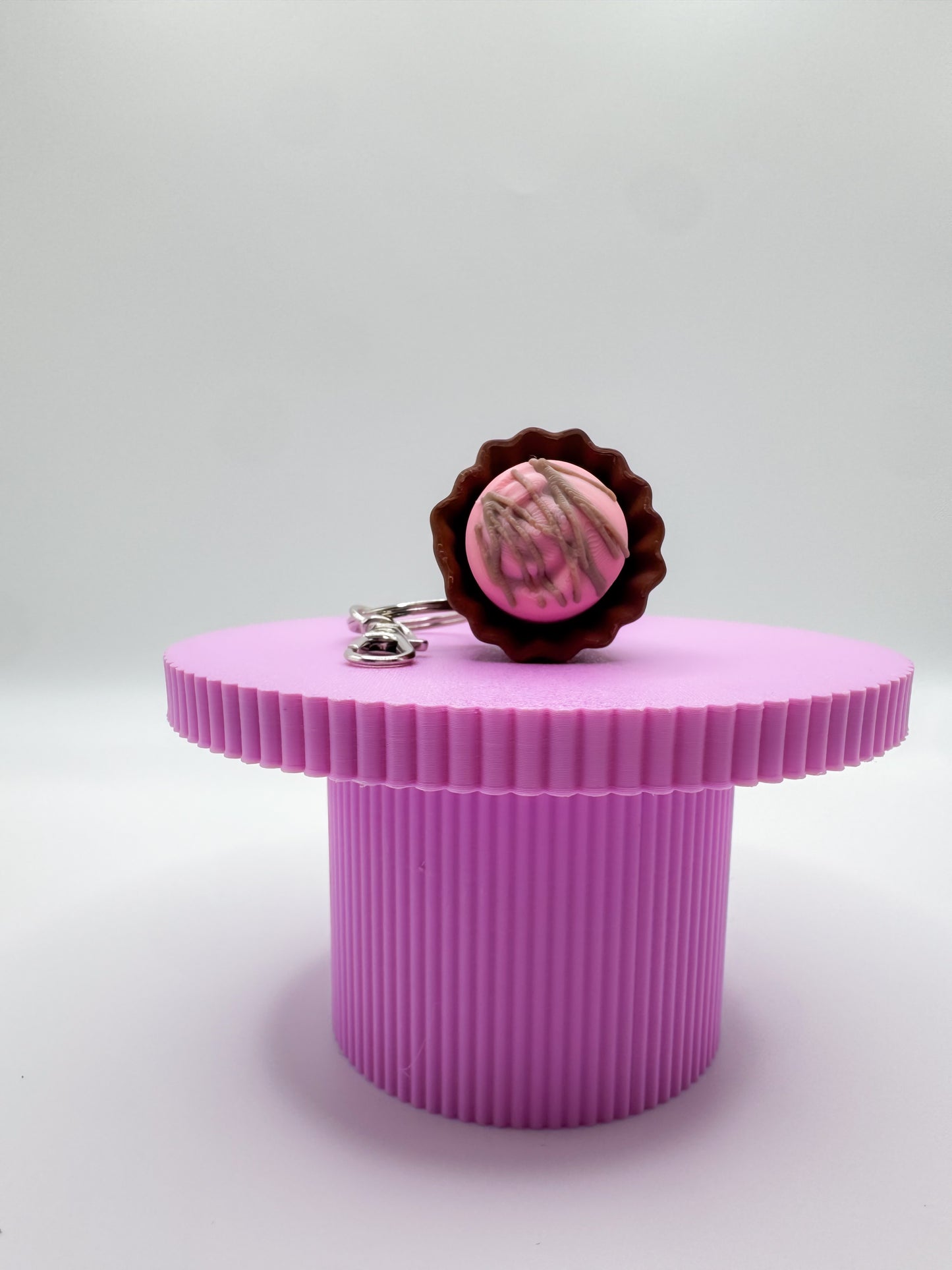 Single Chocolate Clicker Keychain