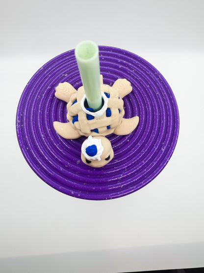 Pie Turtle Straw Topper