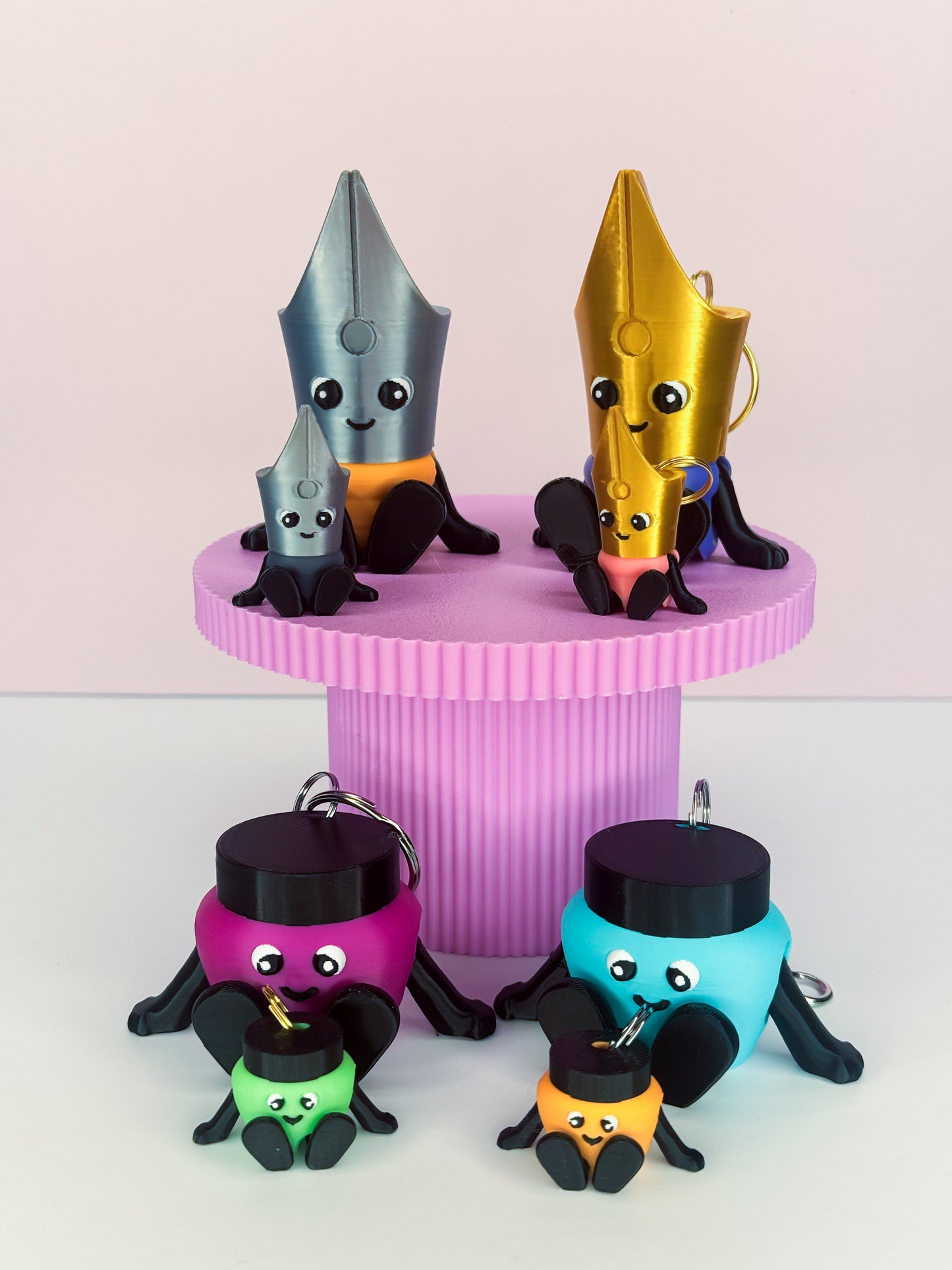 Fountain Pen Nib Charm/Zipper Pull- "Peni"