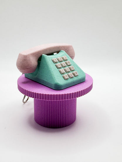 Retro Phone Clicker Keychain