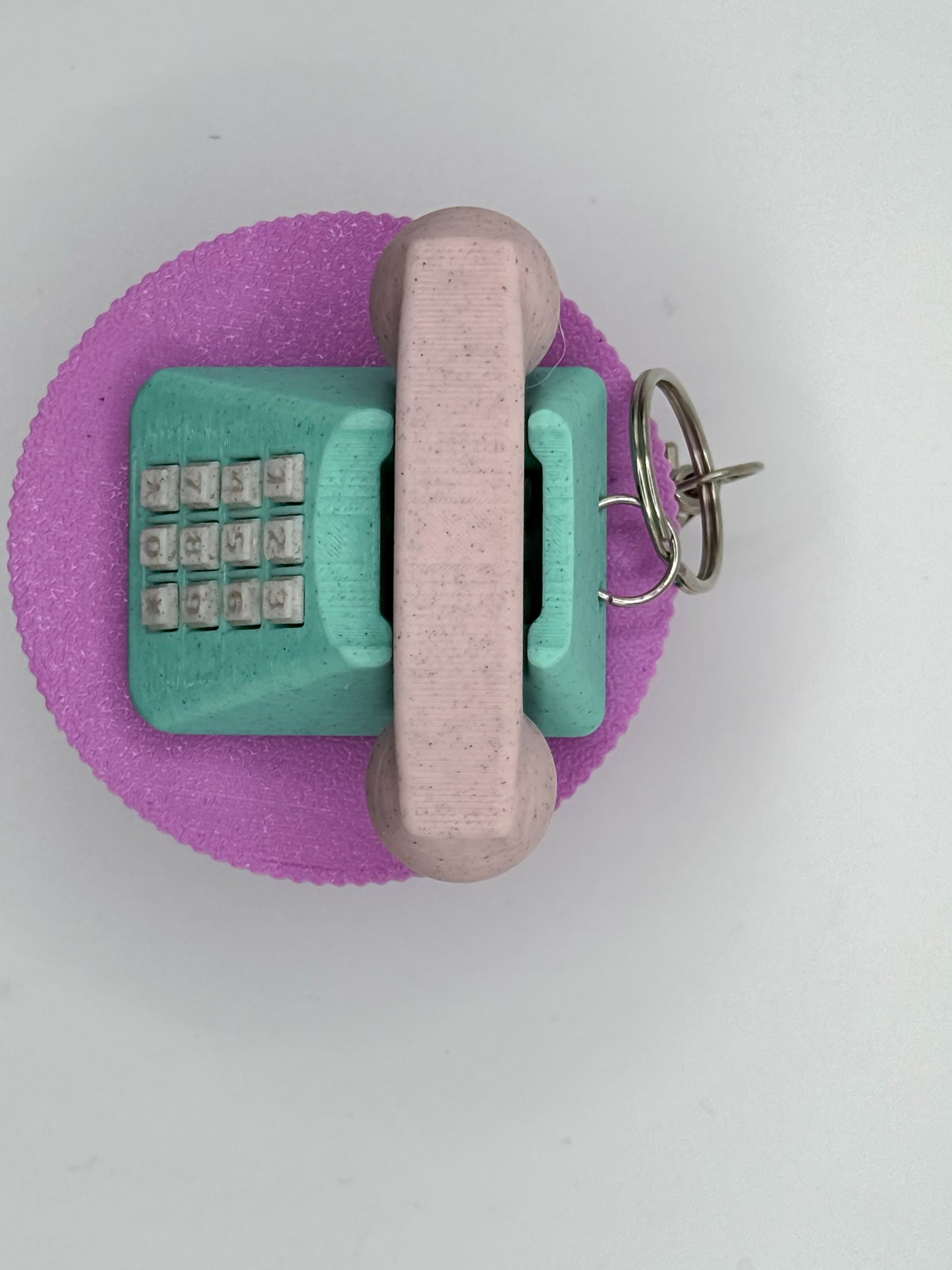 Retro Phone Clicker Keychain