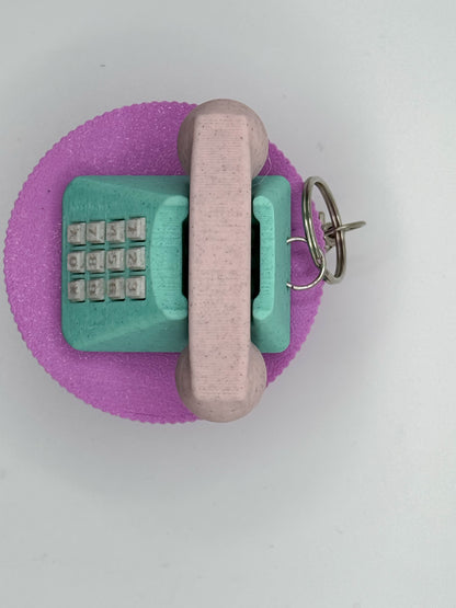 Retro Phone Clicker Keychain