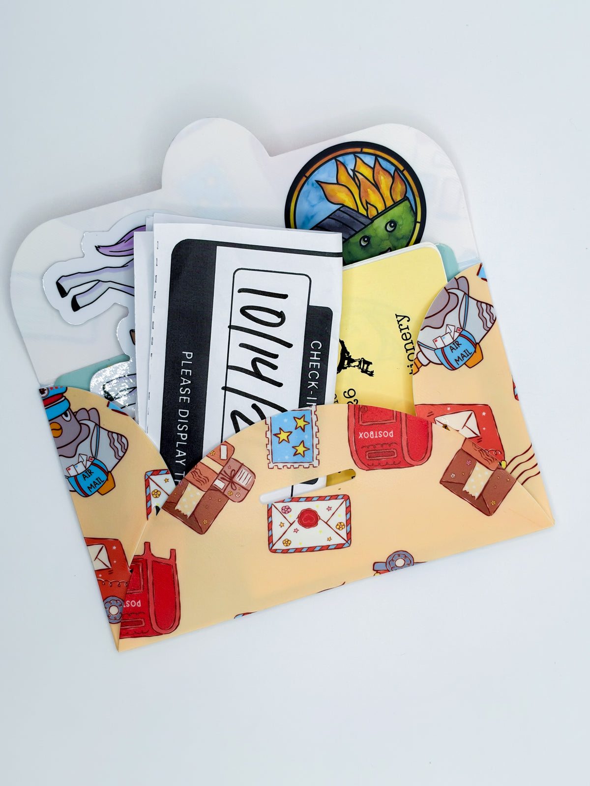 Ephemera Envelope- Airmail Pigeon Edition