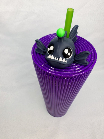 Anglerfish Straw Topper