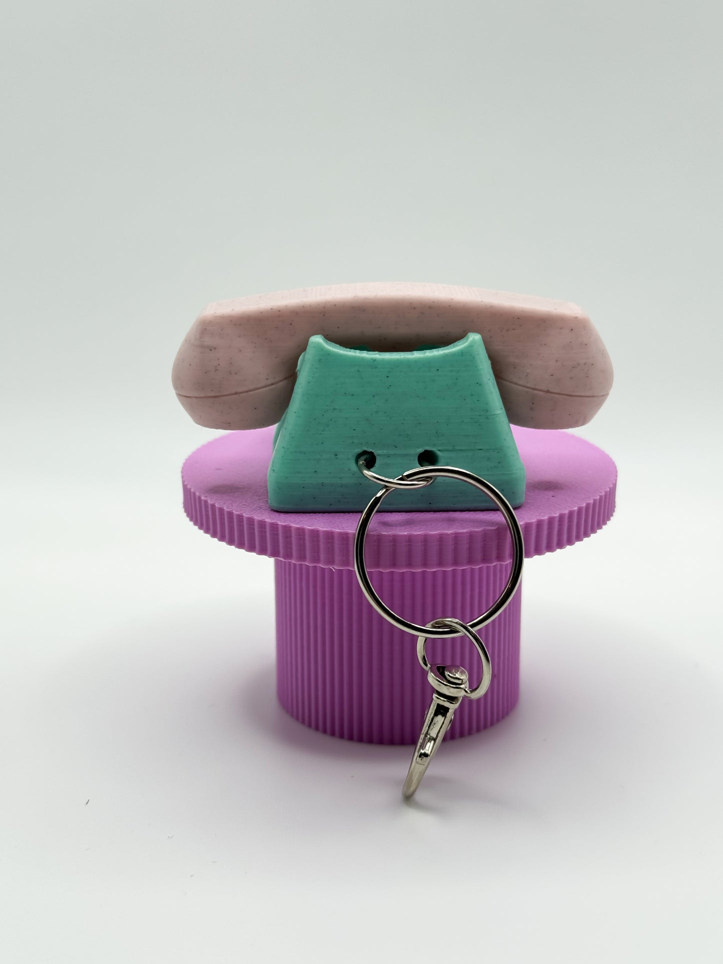 Retro Phone Clicker Keychain