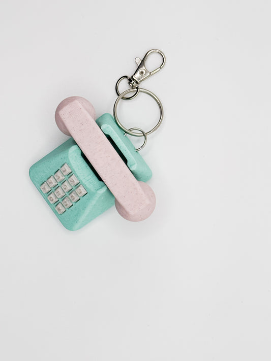 Retro Phone Clicker Keychain
