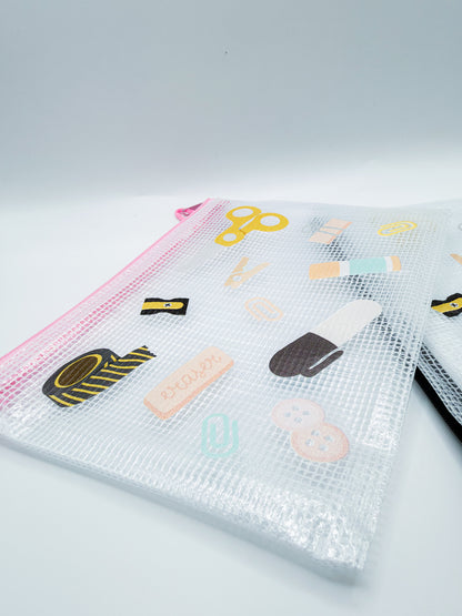 Ephemera Pouch- Tiny Desk Supplies Edition