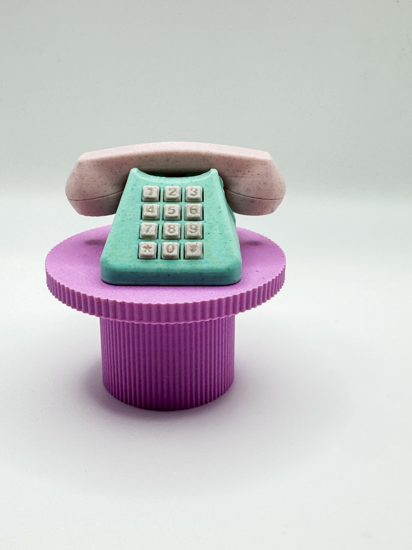 Retro Phone Clicker Keychain