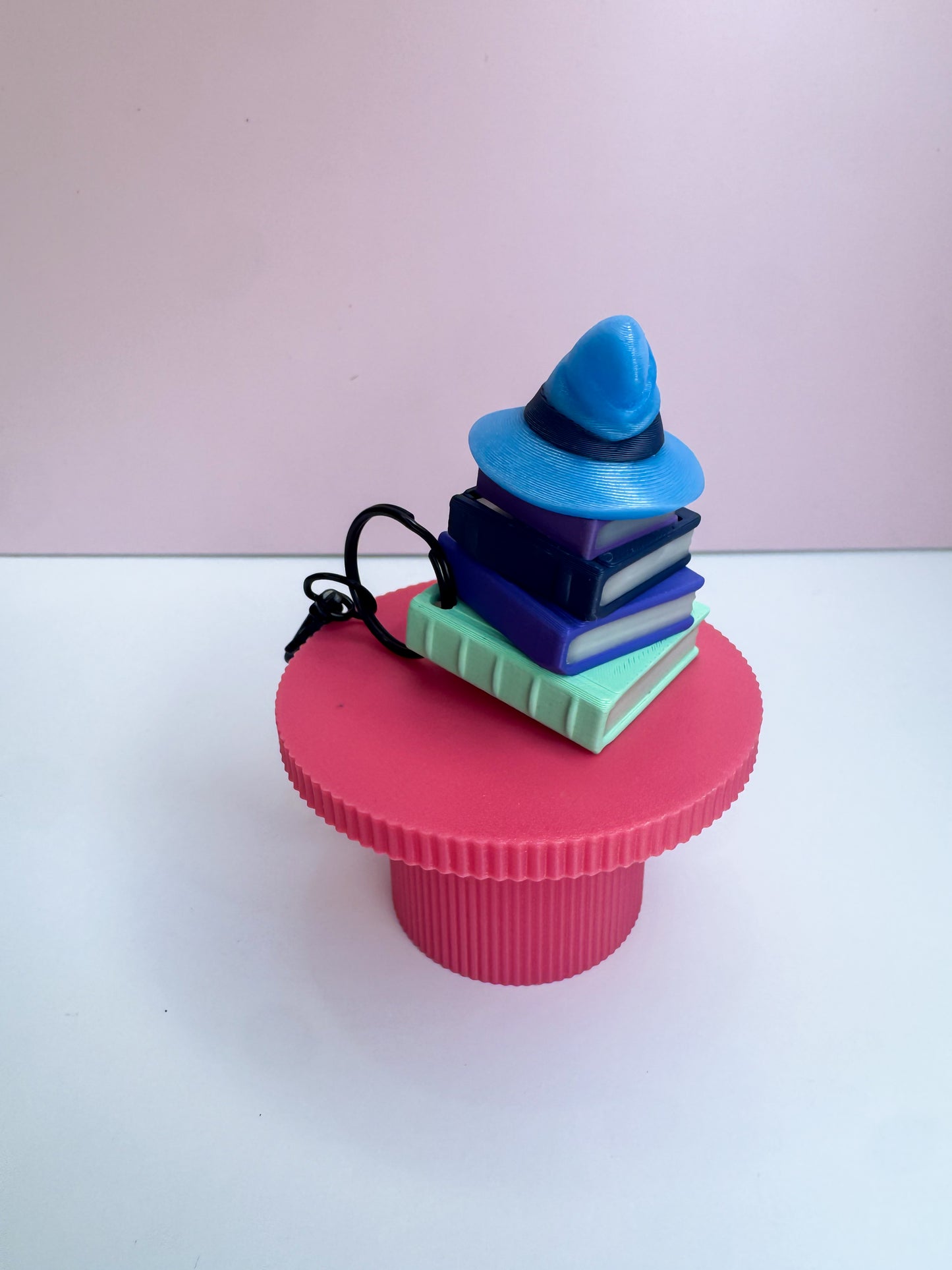 Magic Book Stack Clicker Keychain
