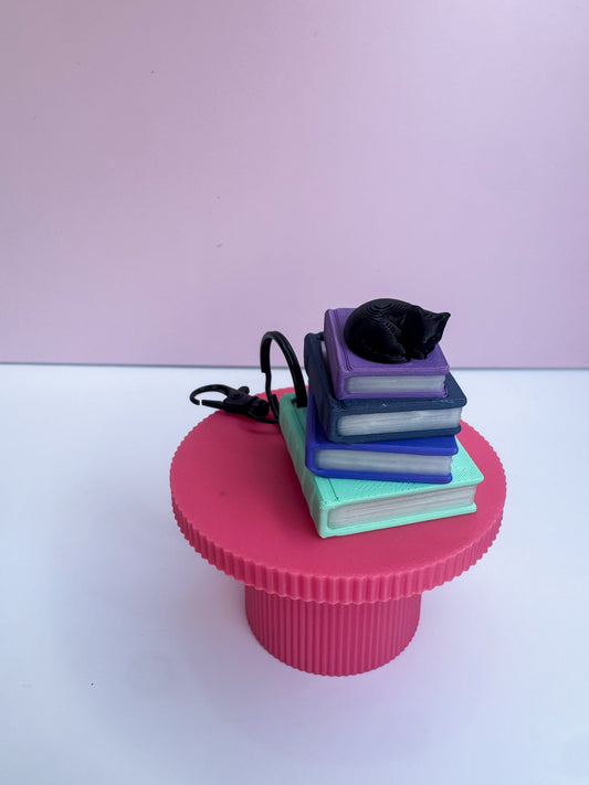 Magic Book Stack Clicker Keychain