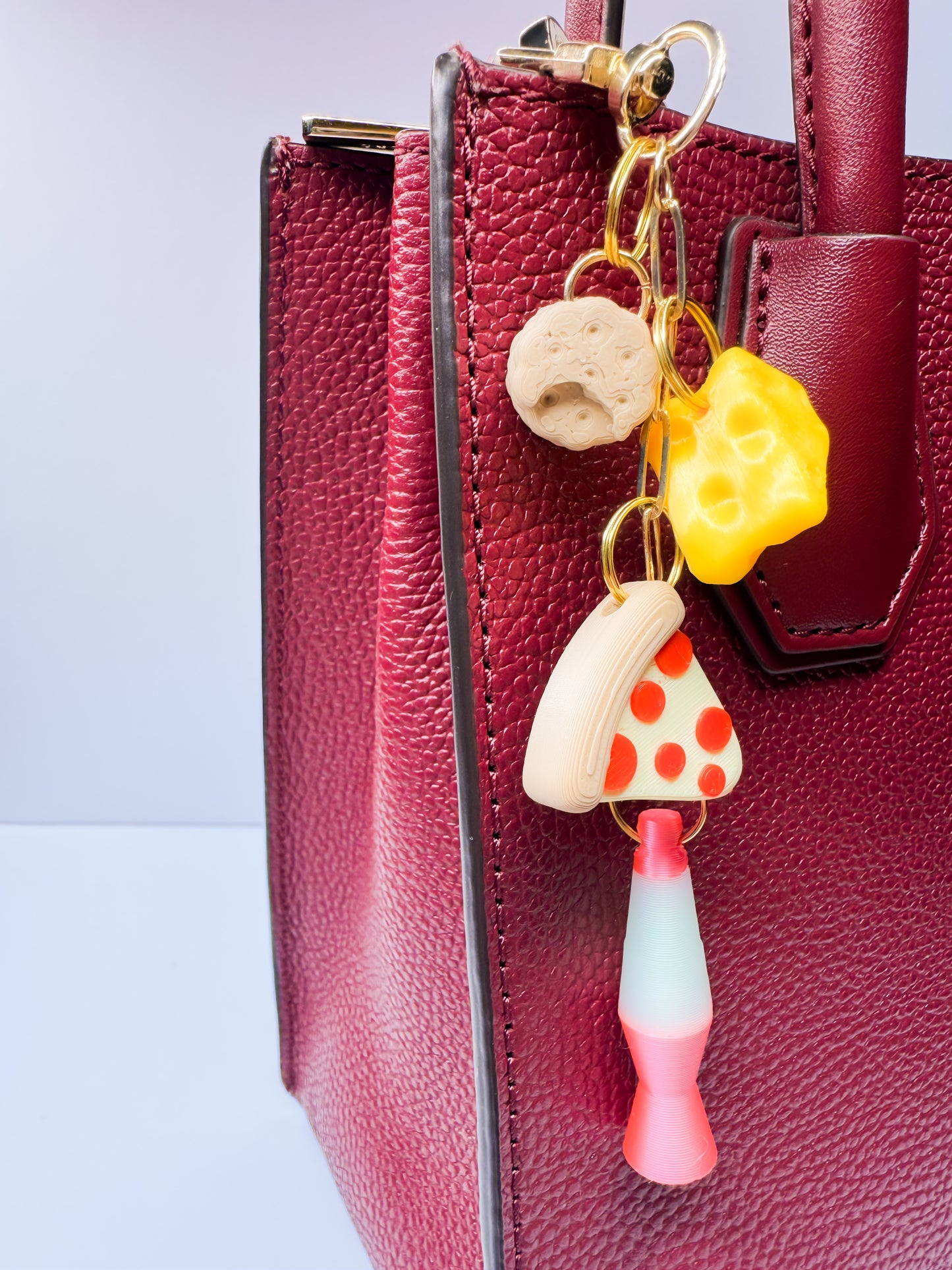 Cheese & Crackers- Charm/ Zipper Pull
