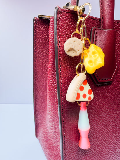 Cheese & Crackers- Charm/ Zipper Pull