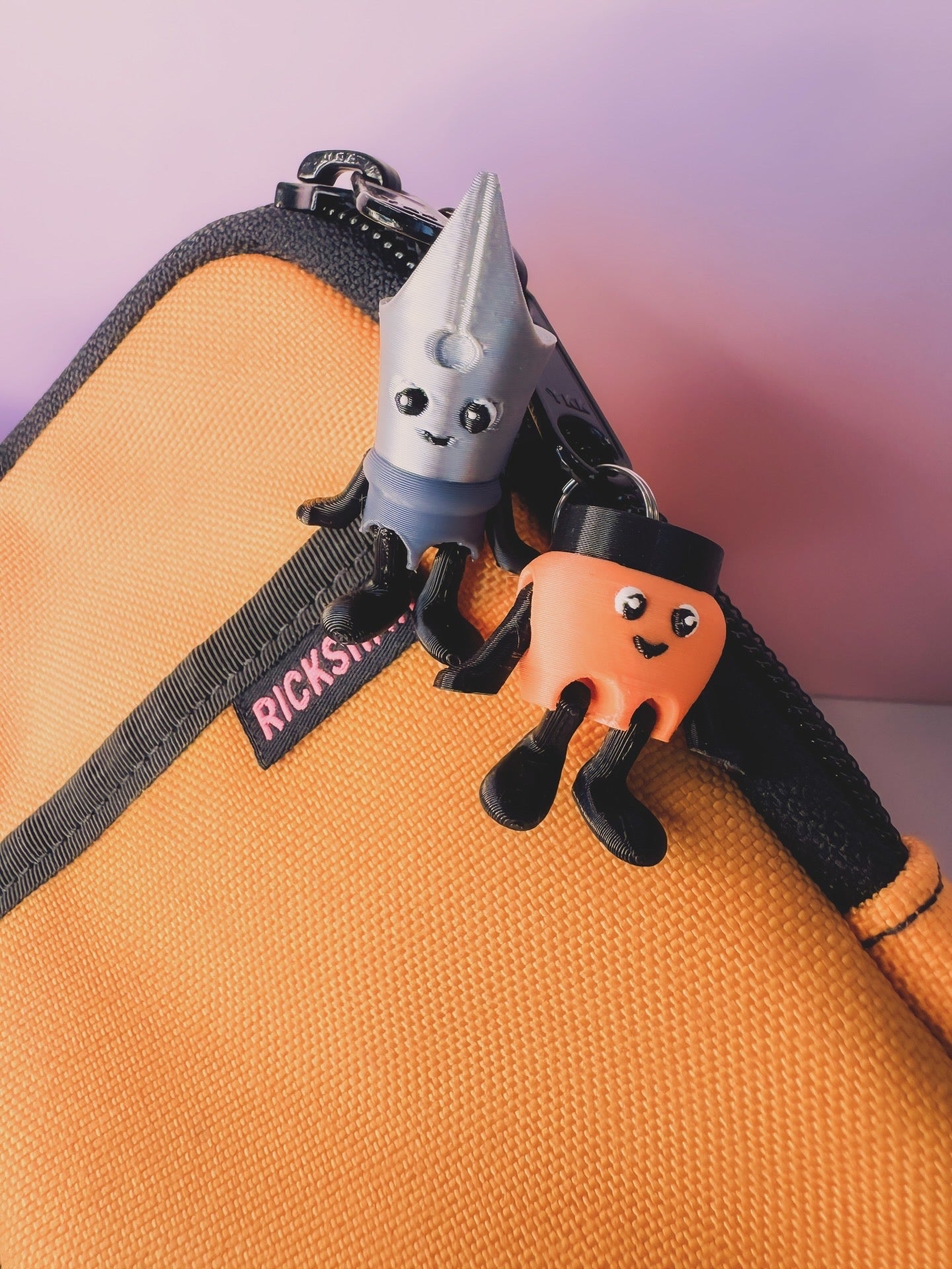 Ink Bottle Charm/Zipper Pull- "Blot"