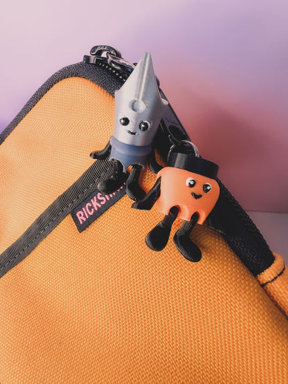 Ink Bottle Charm/Zipper Pull- "Blot"