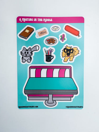 Sticker Sheet- A Meeting in the Middle