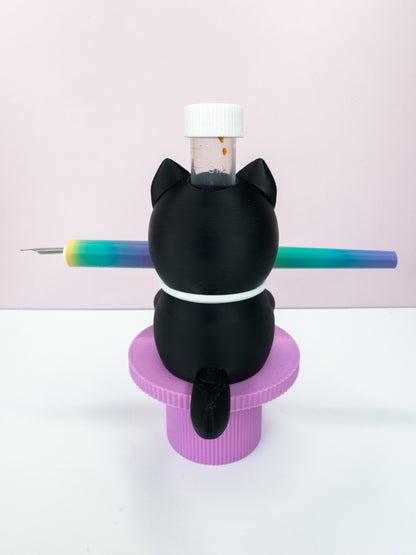Cat "Ink Buddy"- Pen/ Ink Sample Holder