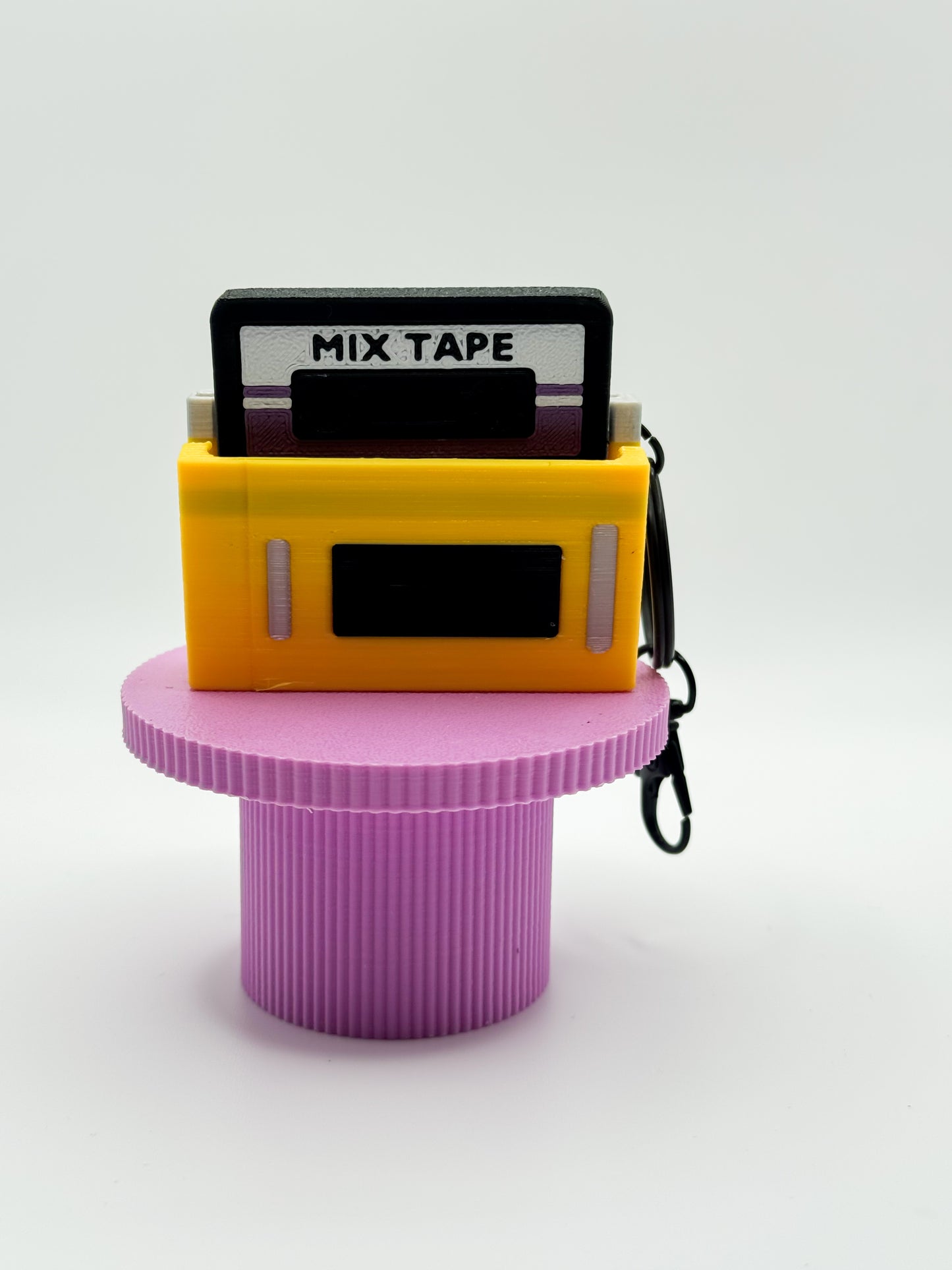 Mix Tape/ Cassette Player Clicker Keychain