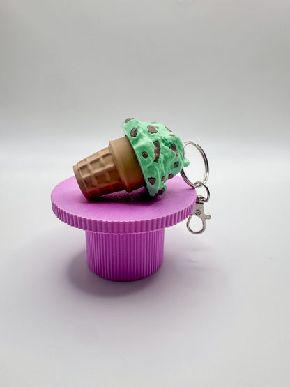 Ice Cream Clicker Keychain
