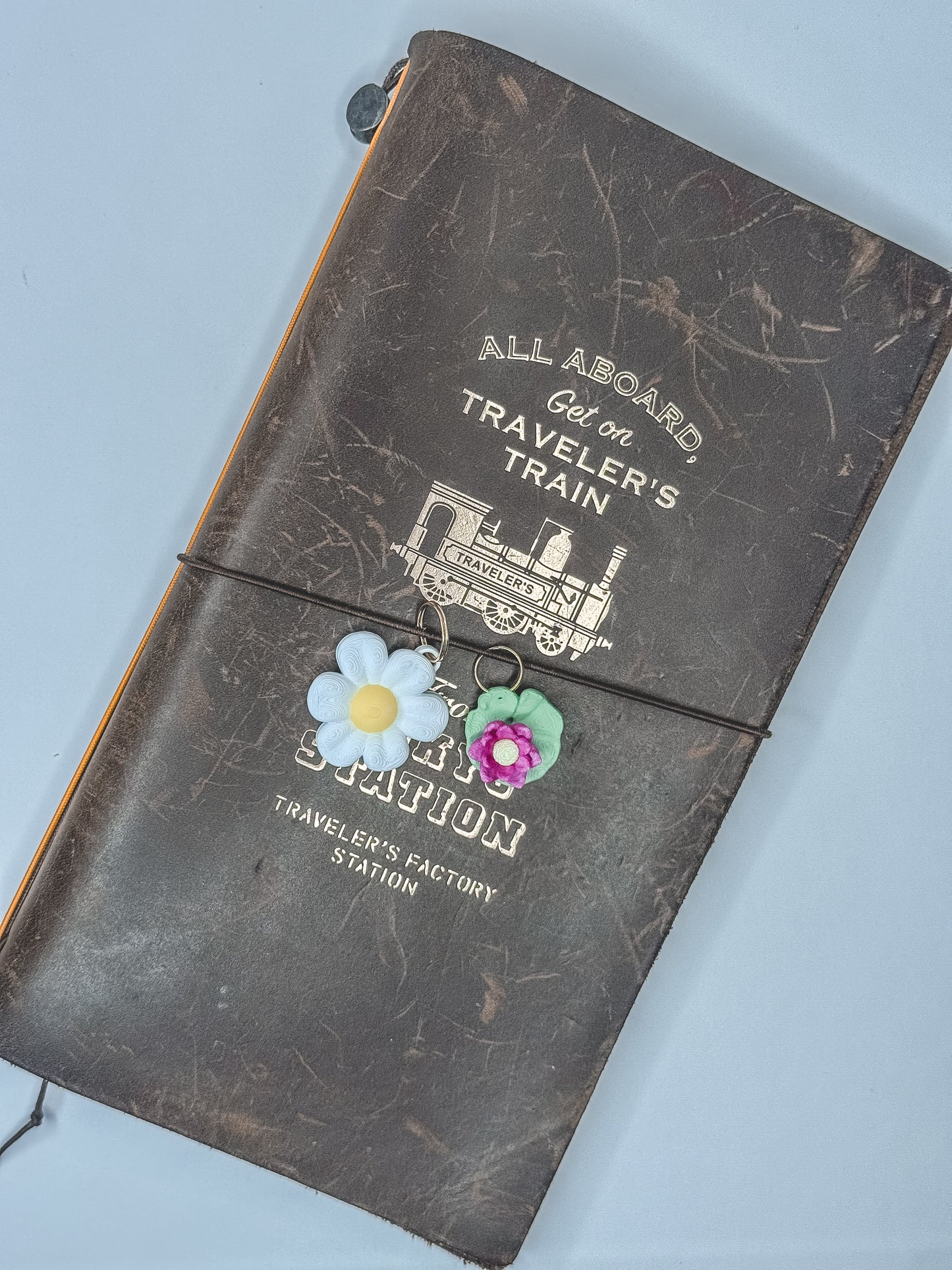 Daisy Flower Charm/ Zipper Pull