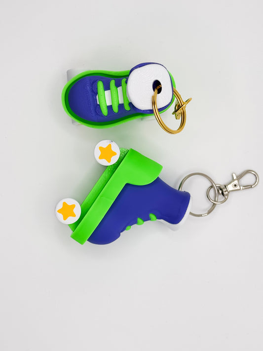 Roller Skate Clicker Keychain
