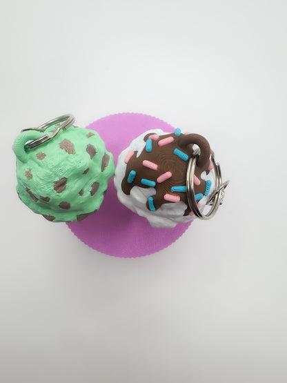 Ice Cream Clicker Keychain