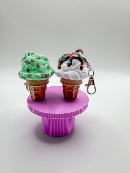 Ice Cream Clicker Keychain