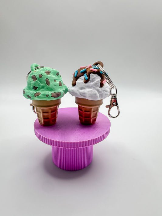 Ice Cream Clicker Keychain