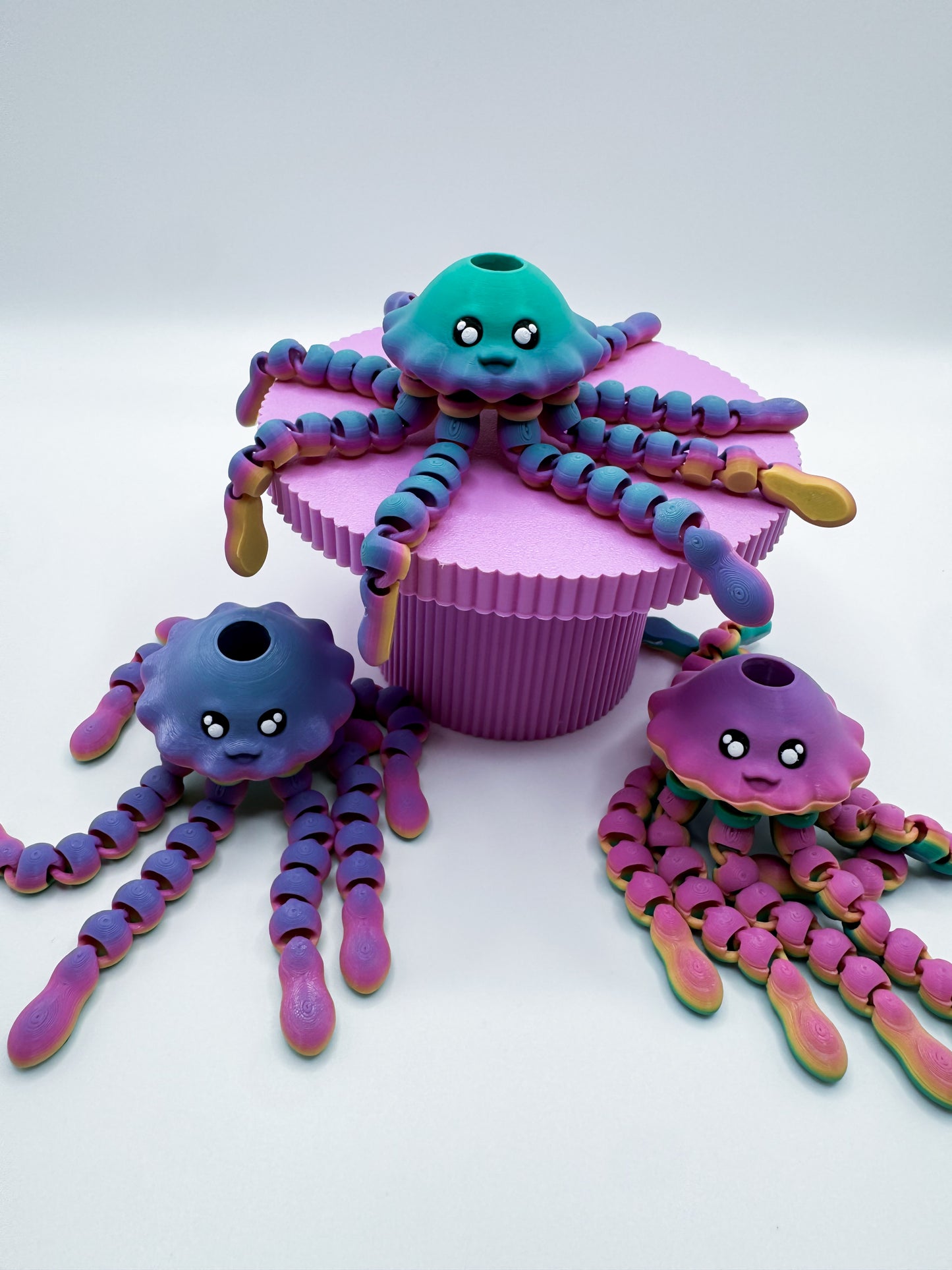 Jellyfish Straw Topper