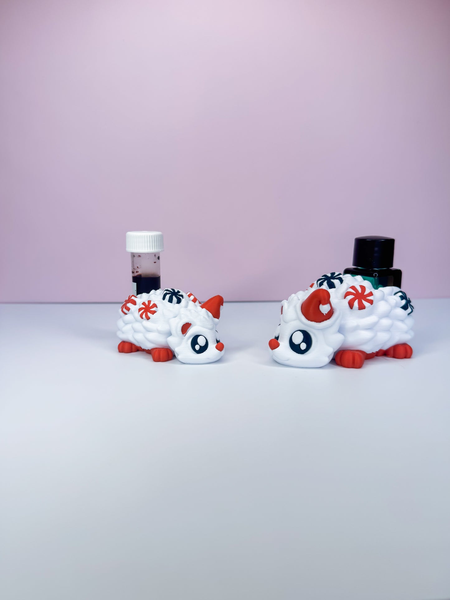 Holiday Hedgehog Vial Holder