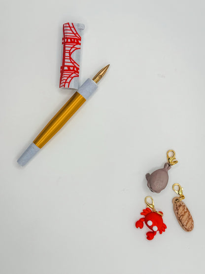 SF Pen Show Exclusive Voyager Nib Holder with Charm Set