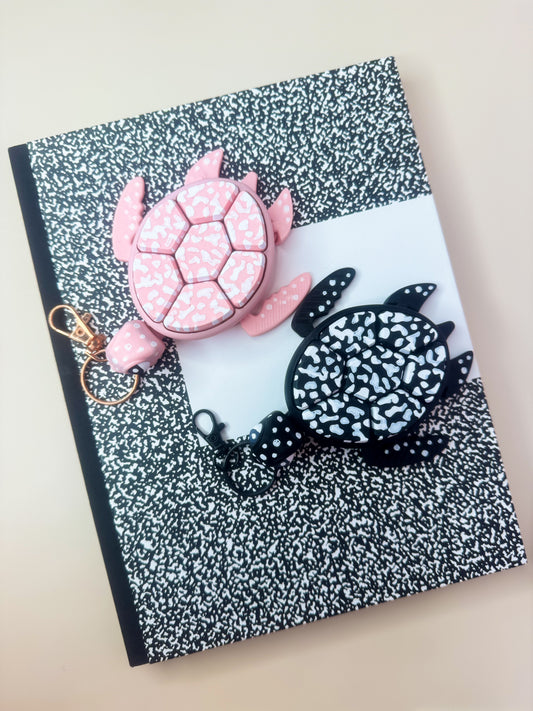 Composition Turtle Multi-Clicker Keychain