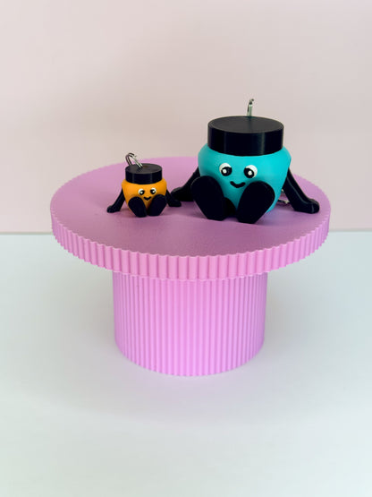 Ink Bottle Charm/Zipper Pull- "Blot"