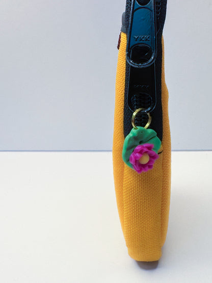 Lillypad Flower- Charm/ Zipper Pull