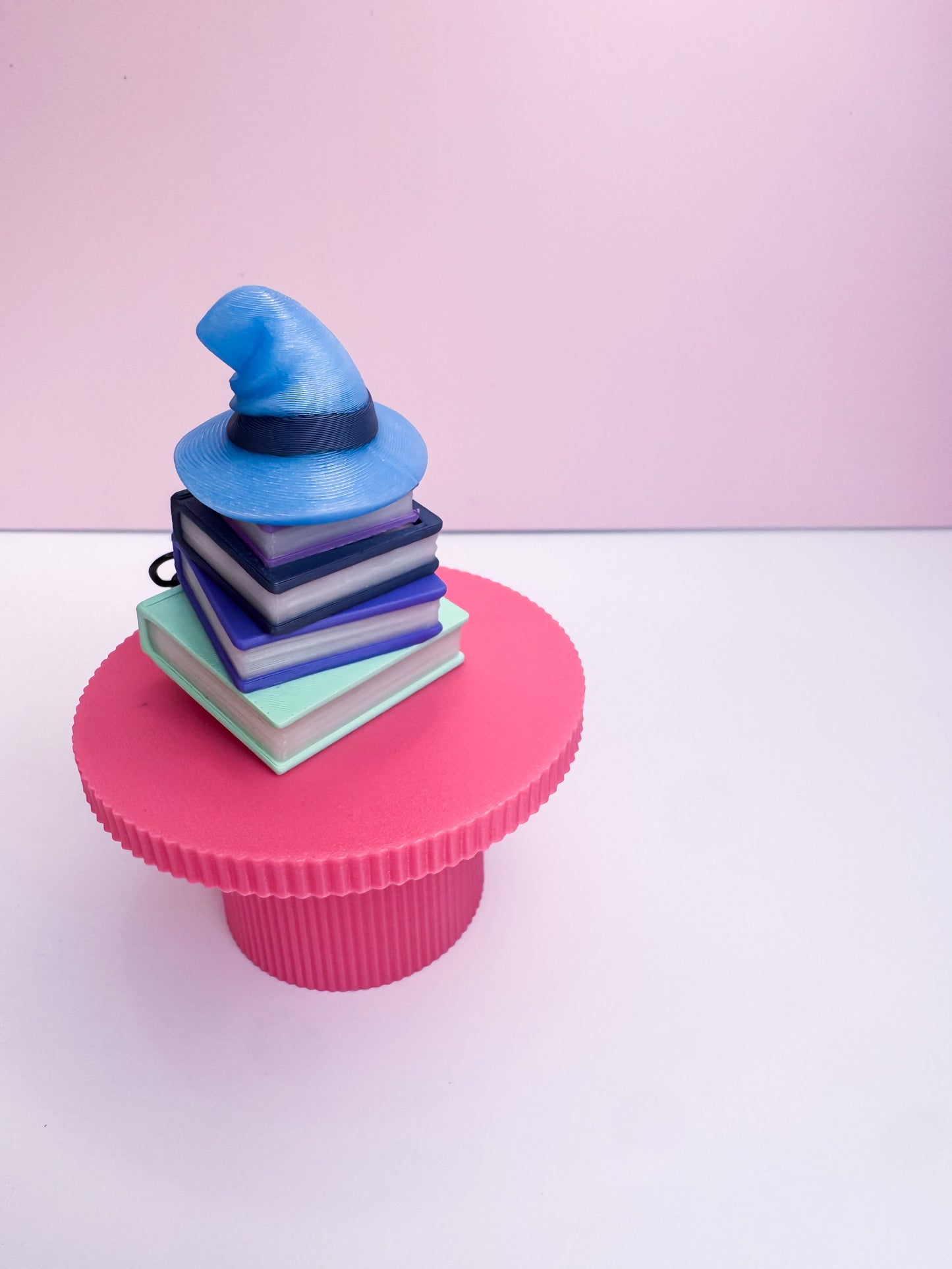 Magic Book Stack Clicker Keychain