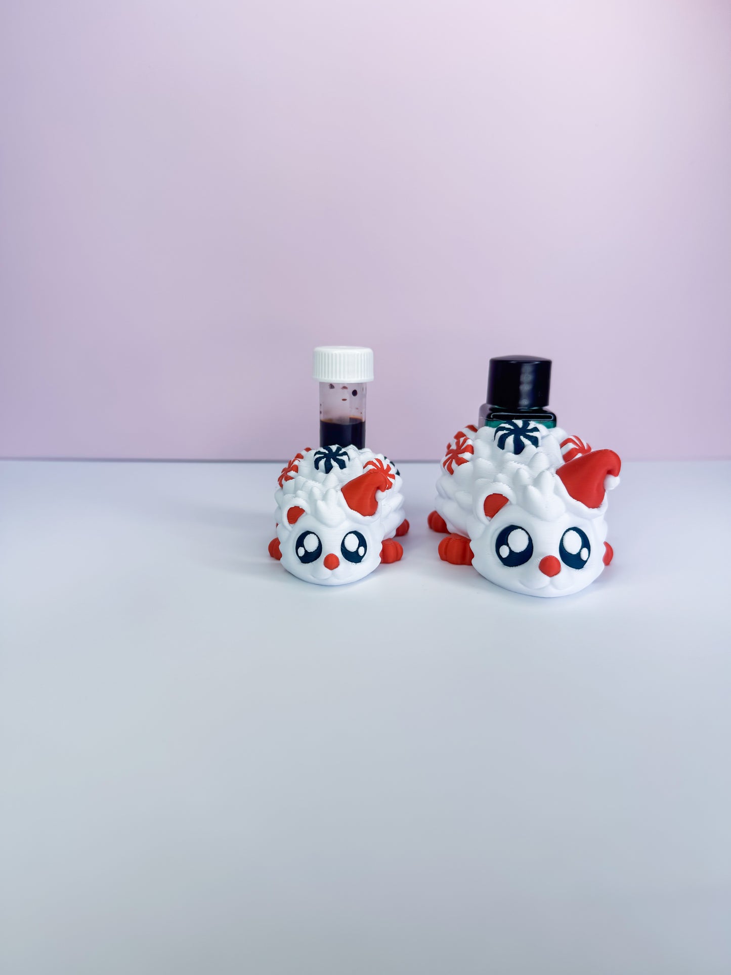 Holiday Hedgehog Vial Holder