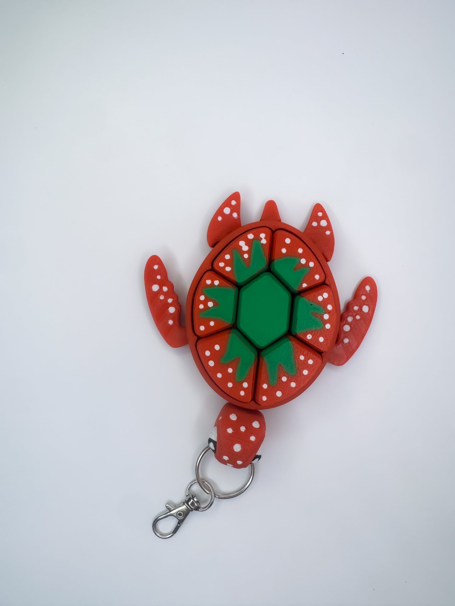 Turtle Strawberry Multi-Clicker Keychain