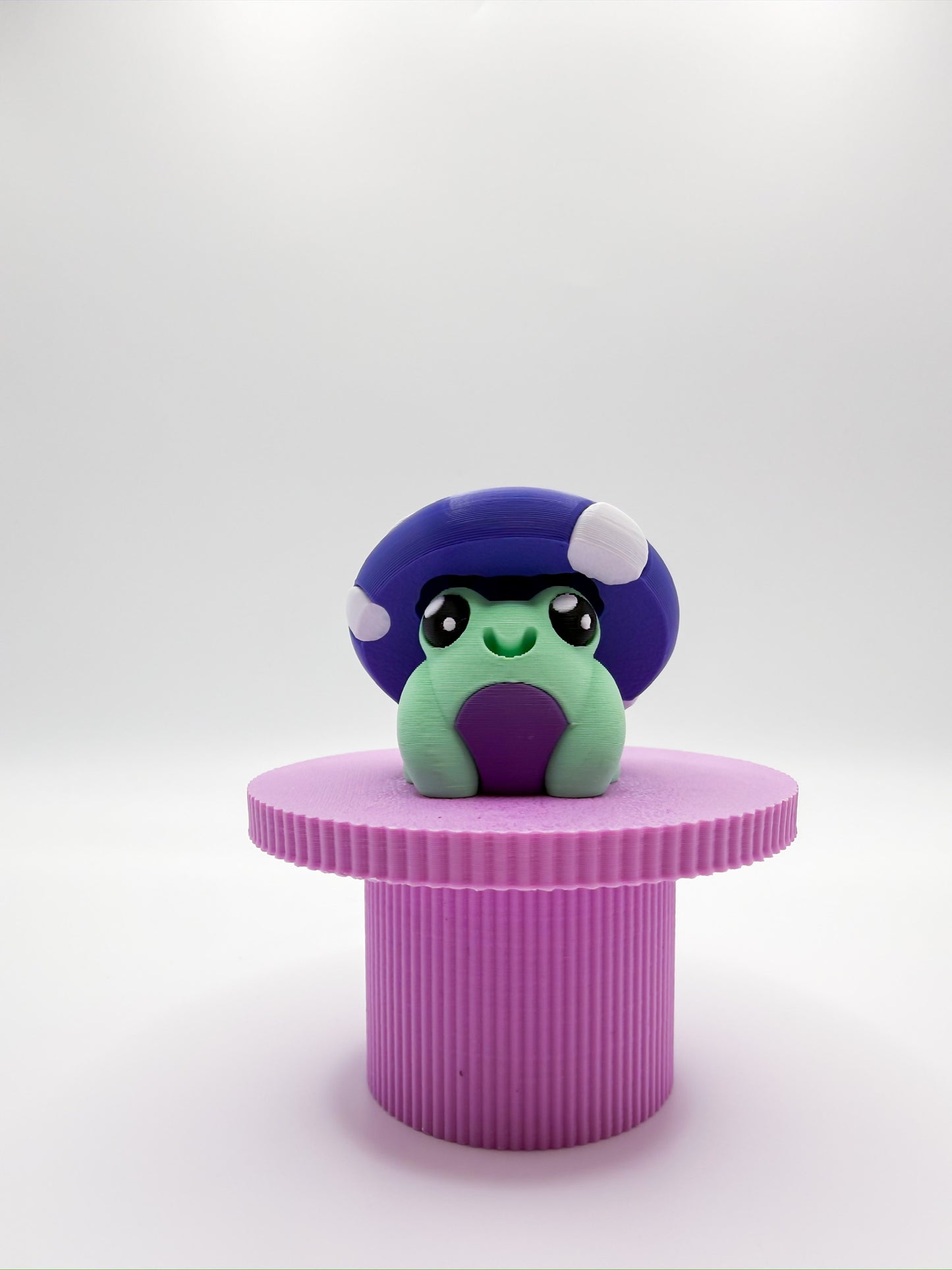 Mushroom Frog Clicker Keychain