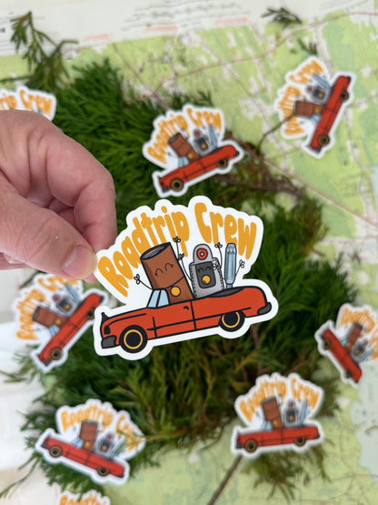 PREORDER: Sticker- Roadtrip Crew- Shipping Begins October 20th