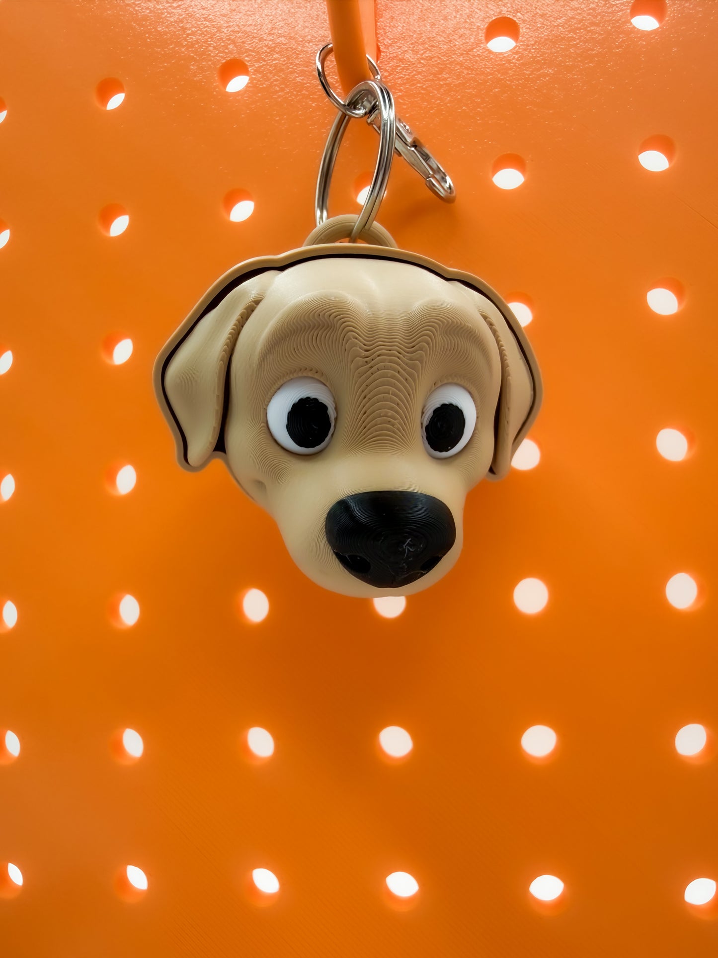 Dog Face Clicker Keychain